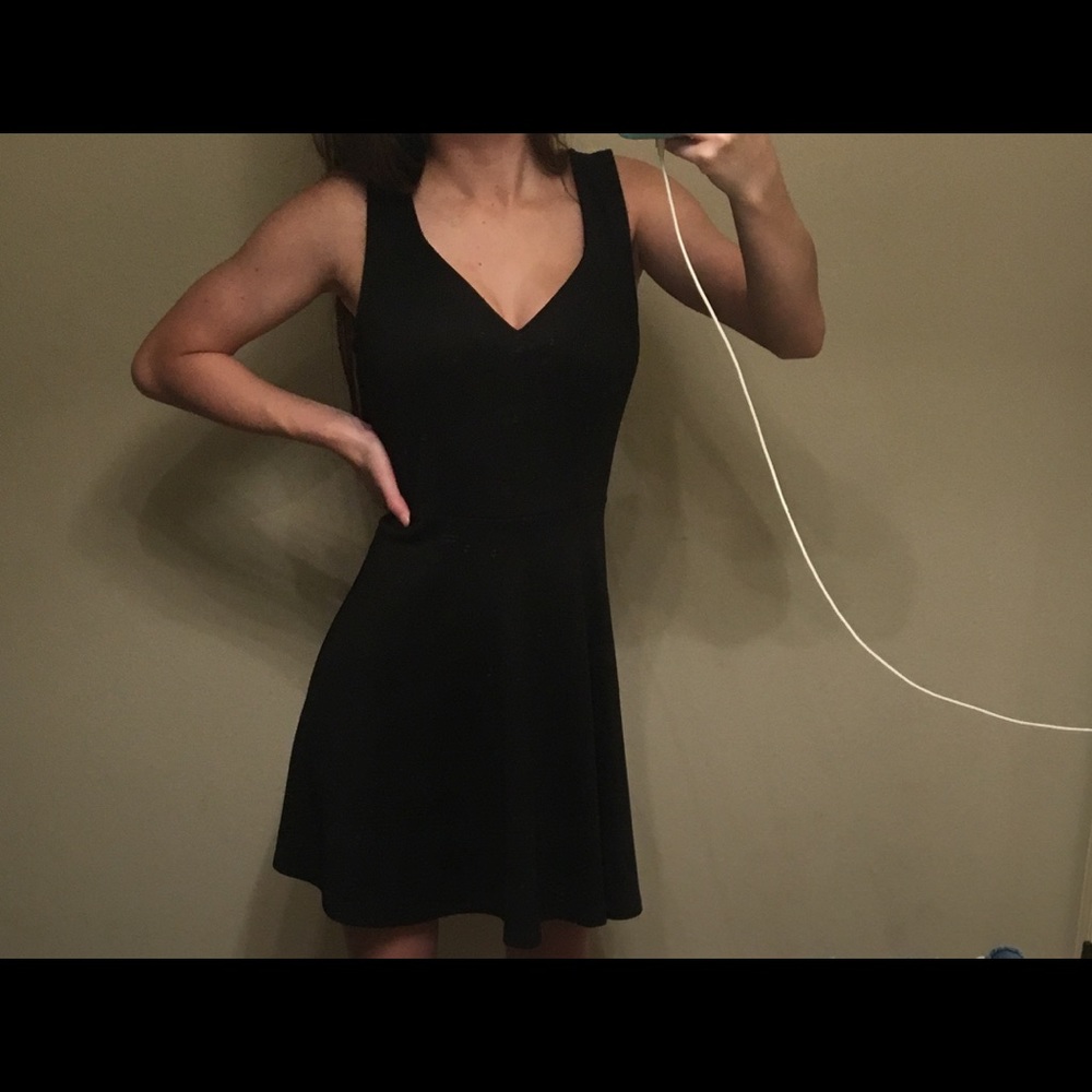 Open back dress